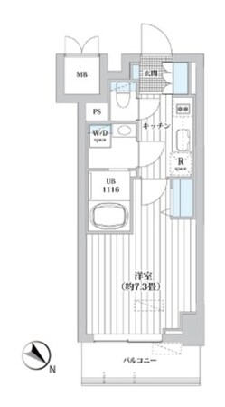 レフィールオーブ南行徳駅前の物件間取画像